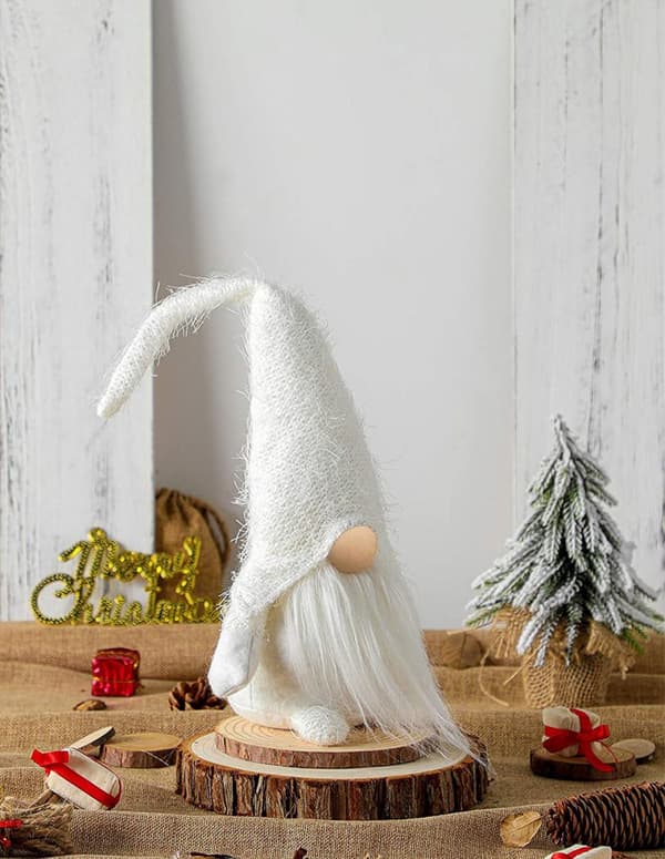 Julenisse YX068 50 cm Hvid