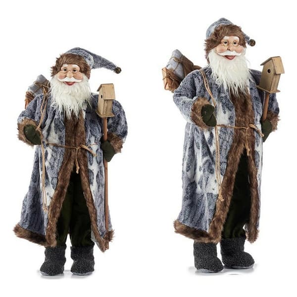 Tomte 36 x 93 x 37 cm Grå Trä Brun Grön Plast