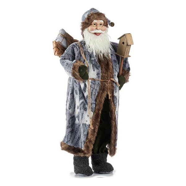 Tomte 36 x 93 x 37 cm Grå Trä Brun Grön Plast