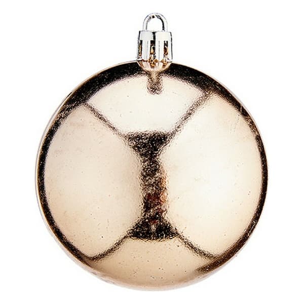 Julgranskulor Ø 7 cm 12 antal Champagne Plast