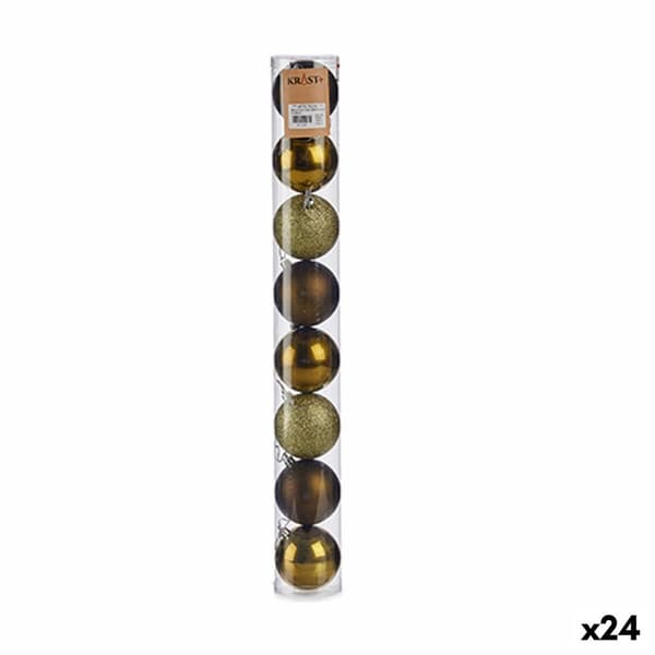 Joulupallosetti Vihreä Muovinen Ø 7 cm (24 osaa)