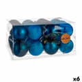 Pikkukuva 1 / 3: Joulupallosetti Krist+ 00927 Sininen Muovinen Ø 8 cm (6 osaa)