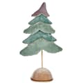 Miniatyrbild 2 av 2: Julgran Sammet Turkos 16 x 55 x 29 cm (4 antal)