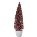 Miniatyrbild 2 av 2: Prydnadsfigur Julgran Rosa Plast 10 x 38 x 10 cm (6 antal)