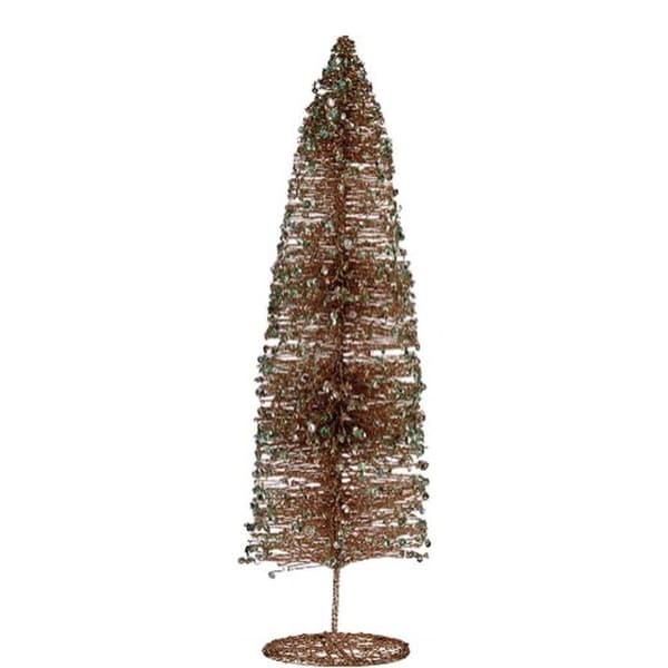 Julgran Paljetter champagne 10 x 40 x 10 cm (6 antal)