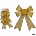 Miniatyrbild 1 av 2: Juldekorationer Lasso Gyllene PVC 16 x 3 x 18 cm (24 antal)
