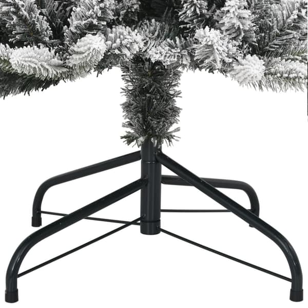 vidaXL Tekojoulukuusi lumihuurteella 300 LED-valoa 180 cm