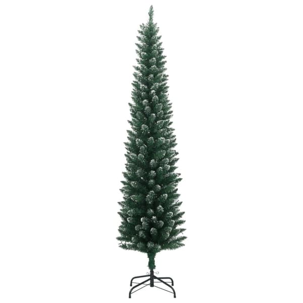 vidaXL Plastgran smal 300 LEDs 210 cm