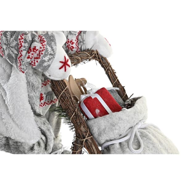 Julgranskula DKD Home Decor Tomte Grå Trä 42 x 22 x 48 cm