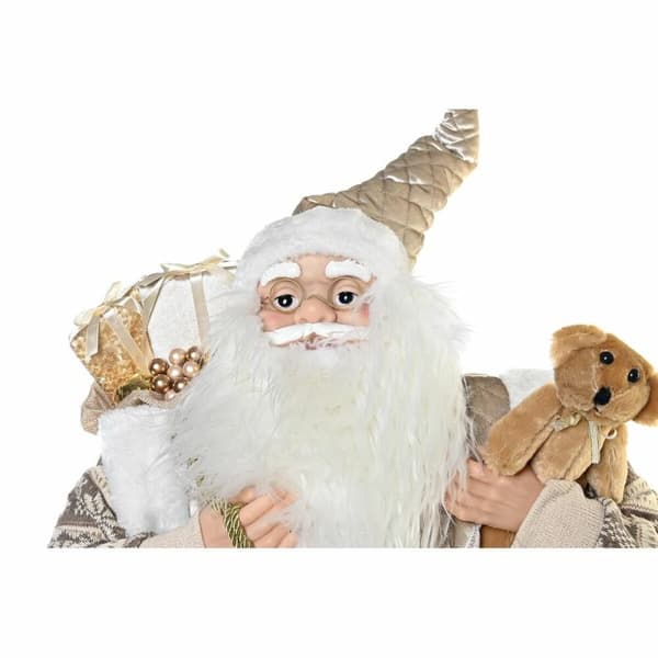 Indretning DKD Home Decor Julemanden Grå PVC 45 x 34 x 80 cm