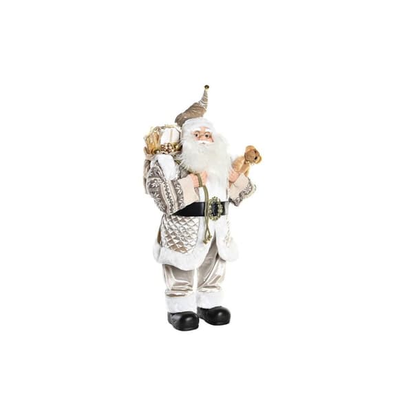 Indretning DKD Home Decor Julemanden Grå PVC 45 x 34 x 80 cm