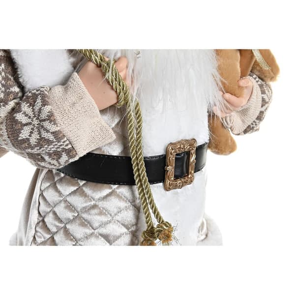 Indretning DKD Home Decor Julemanden Grå PVC 37 x 20 x 60 cm