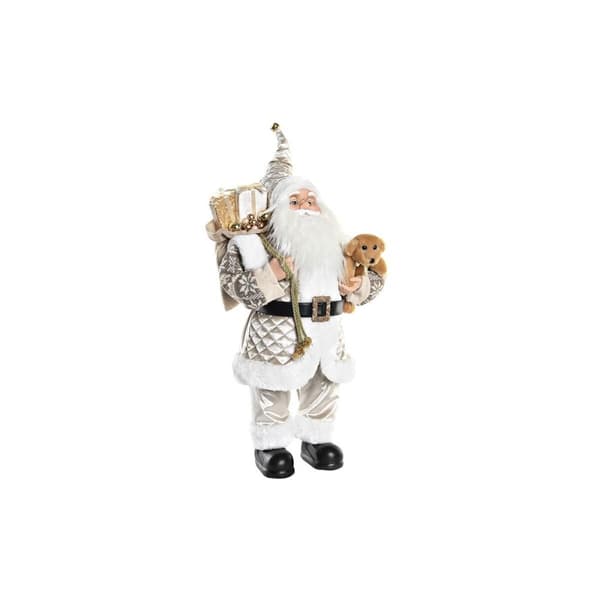 Indretning DKD Home Decor Julemanden Grå PVC 37 x 20 x 60 cm