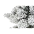 Miniatyrbild 2 av 5: Julgran DKD Home Decor Vit Grön Polyetylen Snöfall 140 x 140 x 210 cm