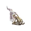 Miniatyrbilde 1 av 4: Julekule DKD Home Decor Flerfarget Rosa Gyllen Tre Metall Julenissen 30 x 40 cm 42 x 25 x 48 cm