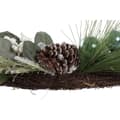 Miniatyrbilde 4 av 4: Adventkranse DKD Home Decor Blå Hvit Brun PVC 60 x 60 x 12 cm