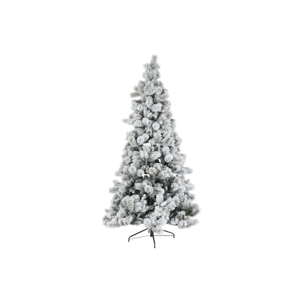 Juletre DKD Home Decor Hvit Grønn Polyetylen Snøfall 140 x 140 x 210 cm