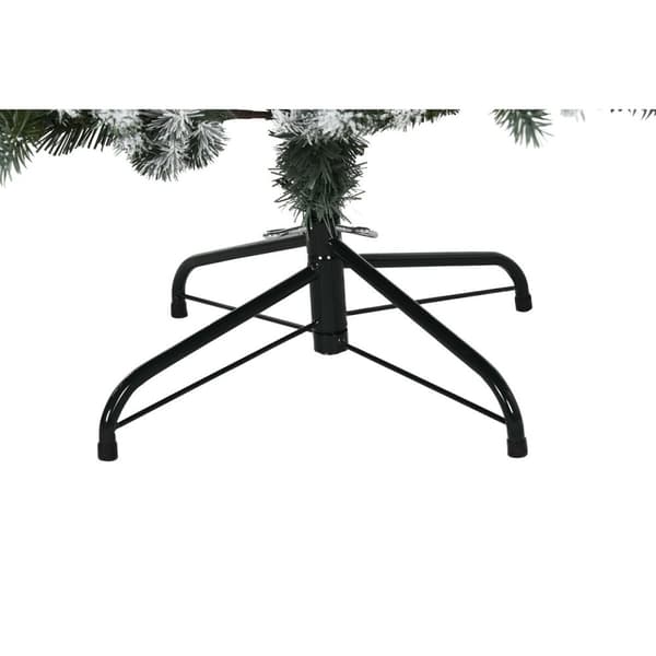Julgran Home ESPRIT Grön Metall Polyetylen Snöfall 110 x 110 x 150 cm
