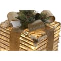 Miniatyrbild 2 av 4: Julgranskula DKD Home Decor Vit Gyllene Naturell 25 x 25 x 25 cm (3 Delar)
