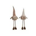 Miniatyrbillede 1 af 4: Julepynt Home ESPRIT Brun Beige Dværg 30 x 18 x 65 cm (2 enheder)