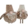 Pikkukuva 2 / 4: Joulukuusenpallo Home ESPRIT Ruskea Beige Menninkäinen 30 x 18 x 65 cm (2 osaa)