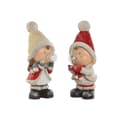 Miniatyrbild 4 av 4: Julgranskula Home ESPRIT Vit Röd Beige 16,5 x 22 x 45 cm (2 antal)