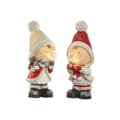 Miniatyrbild 1 av 4: Julgranskula Home ESPRIT Vit Röd Beige 16,5 x 22 x 45 cm (2 antal)
