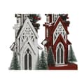 Miniatyrbild 2 av 4: Julgranskula Home ESPRIT Vit Röd 16 x 14 x 63 cm (2 antal)