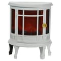 Miniatyrbild 1 av 3: Julgranskula Lifetime Vit Eldstad 25 x 12,5 x 30 cm LED Ljus