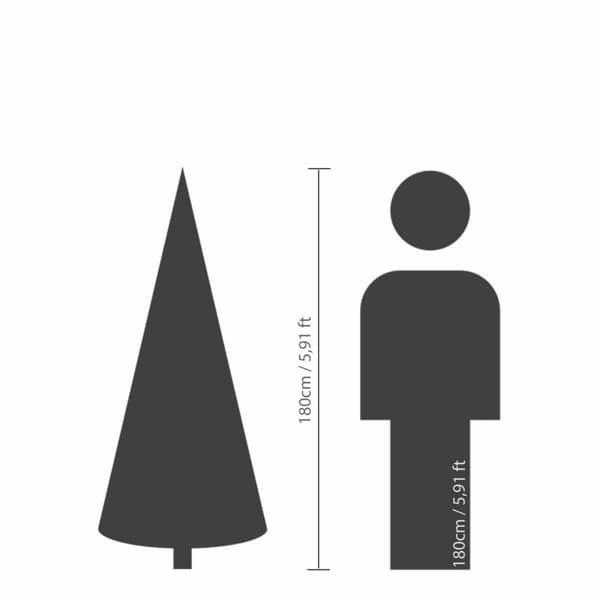 Joulupuu Everlands Killington Vihreä PVC Metalli polystyreeni Kuusi Ø 93 x 180 cm