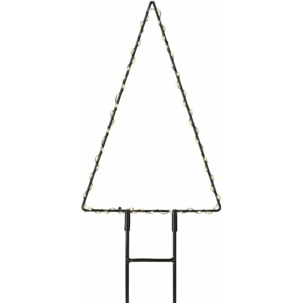 Lysdekorasjon Lumineo Juletre 18 x 27 cm Metall Stake MicroLED