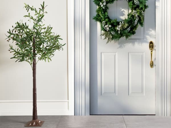 Kunstig juletre med LED-lys Grønn PVC 180 cm Dekorasjon Skandinavisk stil Utendørs- og innendørsbruk
