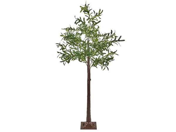 Kunstig juletre med LED-lys Grønn PVC 180 cm Dekorasjon Skandinavisk stil Utendørs- og innendørsbruk