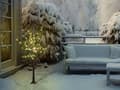 Miniatyrbilde 4 av 11: Kunstig juletre med LED-lys Grønn PVC 120 cm Dekorasjon Skandinavisk stil Utendørs- og innendørsbruk