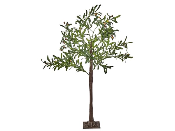 Kunstig juletre med LED-lys Grønn PVC 120 cm Dekorasjon Skandinavisk stil Utendørs- og innendørsbruk