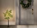 Miniatyrbilde 2 av 11: Kunstig juletre med LED-lys Grønn PVC 120 cm Dekorasjon Skandinavisk stil Utendørs- og innendørsbruk