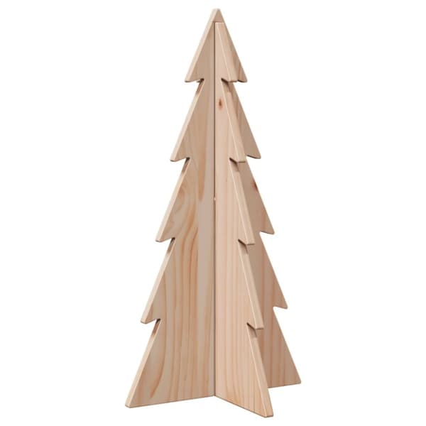 vidaXL Juletre av tre til pynt 59,5 cm heltre furu