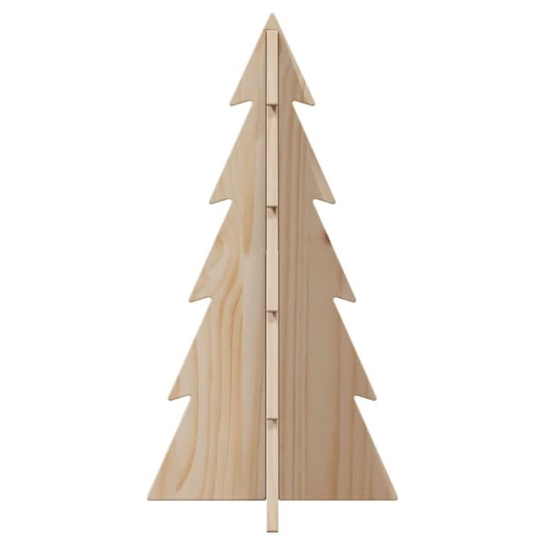 vidaXL Juletre av tre til pynt 59,5 cm heltre furu