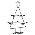 Miniatyrbillede 3 af 9: vidaXL dekorativt juletræ 75 cm metal sort