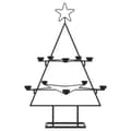 Miniatyrbillede 5 af 9: vidaXL dekorativt juletræ 75 cm metal sort