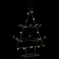 Miniatyrbillede 2 af 9: vidaXL dekorativt juletræ 75 cm metal sort