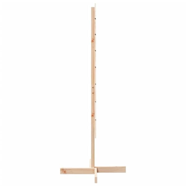 vidaXL dekorativt juletræ til pynt 150 cm massivt træ
