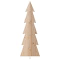 Pikkukuva 4 / 9: vidaXL Puinen joulukuusi koriste 112 cm täysi mänty