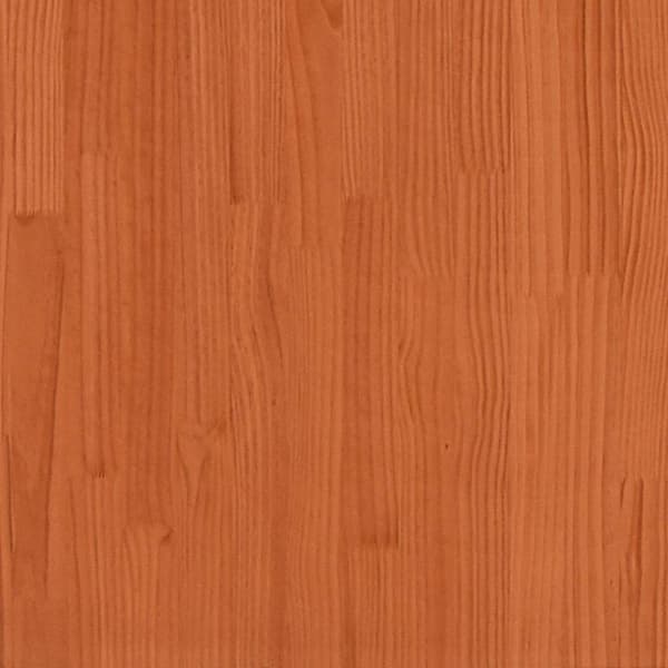 vidaXL Juletre av tre til pynt voksbrun 120 cm heltre furu