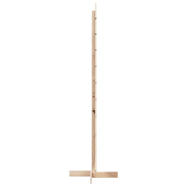 vidaXL Juletre av tre til pynt 180 cm heltre furu
