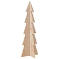 Miniatyrbilde 6 av 9: vidaXL Juletre av tre til pynt 112 cm heltre furu
