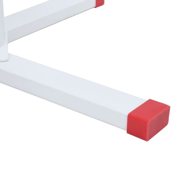 vidaXL Julgransfot vit 61x61x15,5 cm