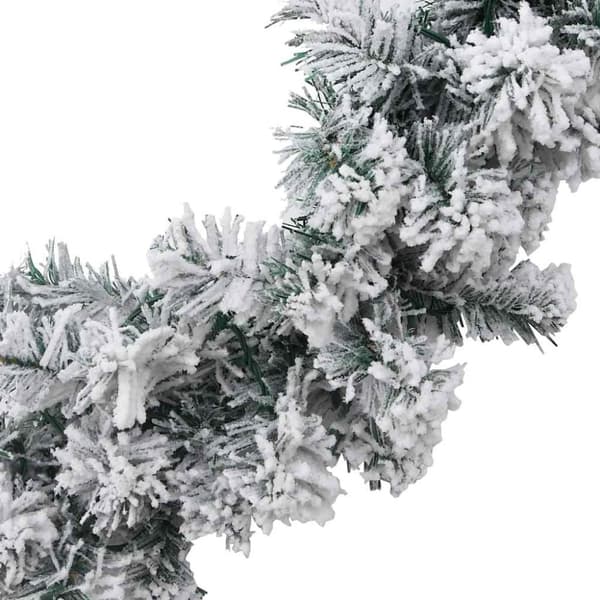 vidaXL juleguirlande med LED-lys 20 m PVC grøn