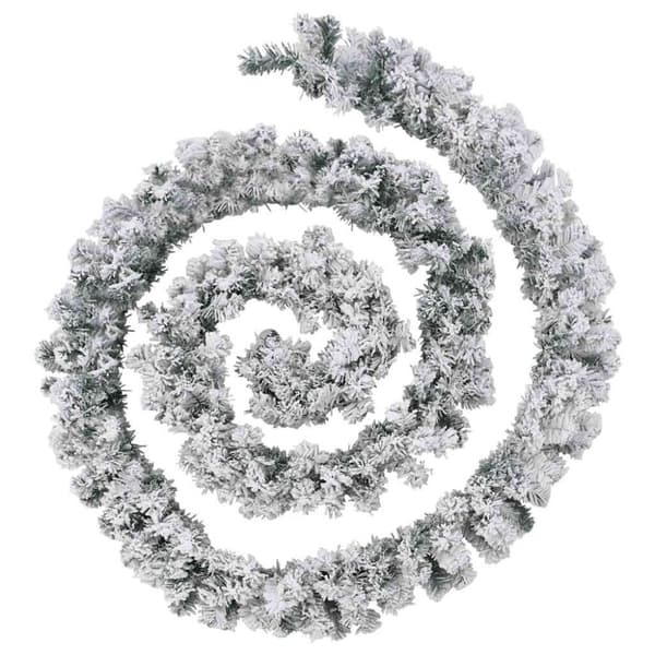vidaXL juleguirlande med LED-lys 20 m PVC grøn