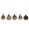 Miniatyrbillede 1 af 3: Julekugler Home ESPRIT Bronze Polyetylen 16 x 16 x 26 cm (25 Dele)